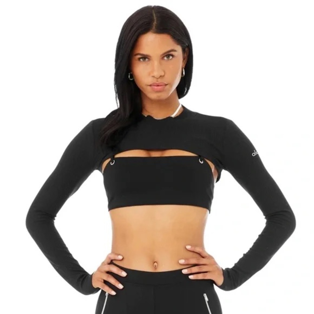 Alo Yoga Thrill Seeker Shrug Black XS
